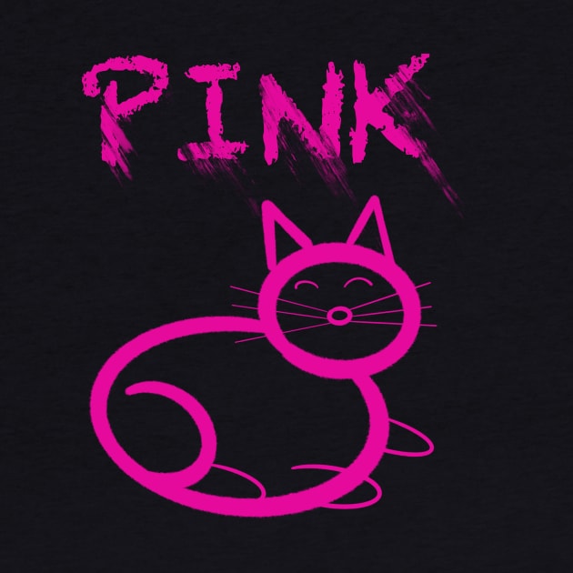 Cute pink cat by WelshDesigns